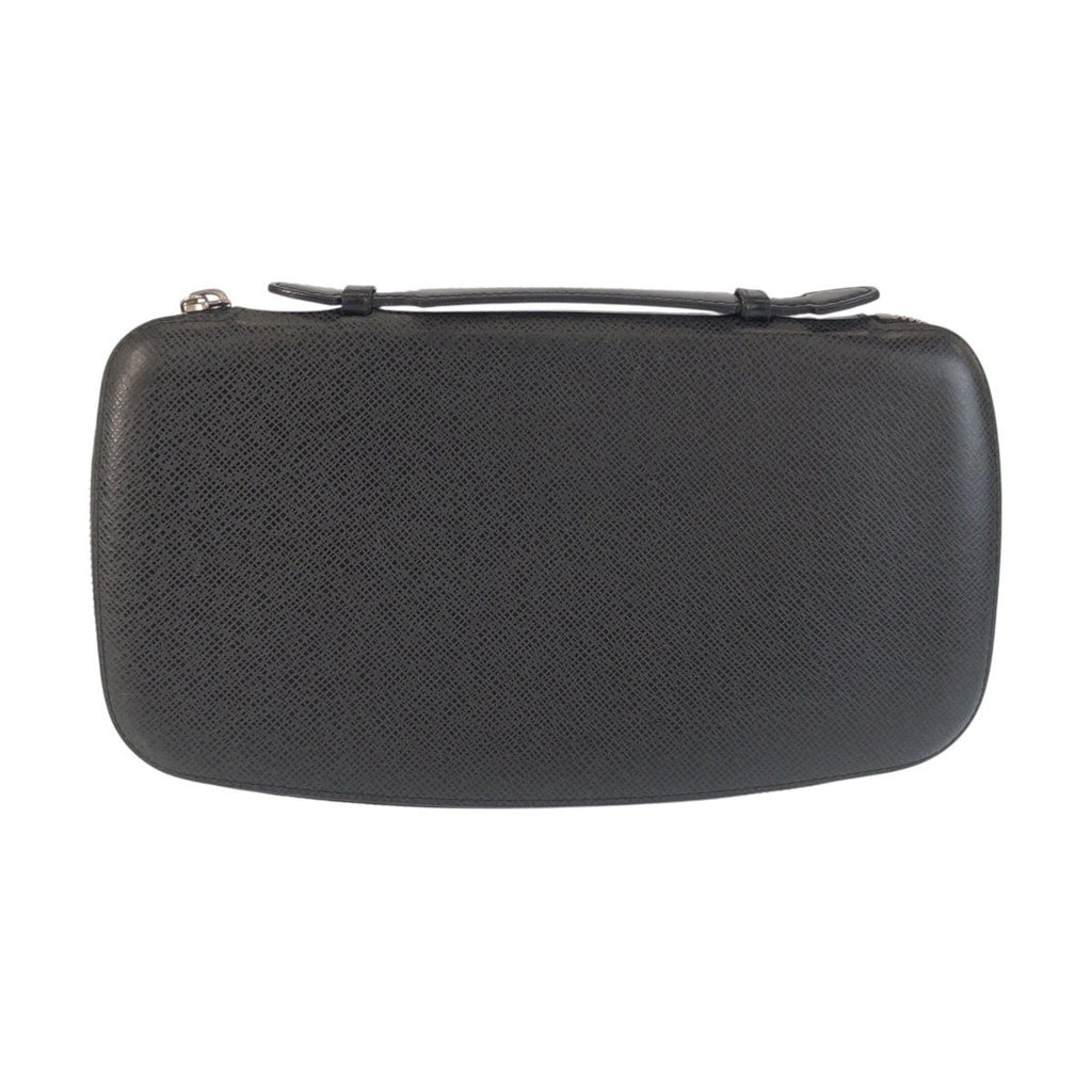 Louis Vuitton Taiga Atoll Black Silver Leather Wallet Organizer — view 2
