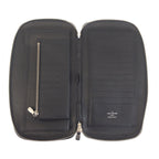 Louis Vuitton Taiga Atoll Black Silver Leather Wallet Organizer — view 6