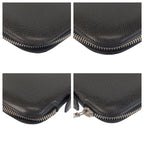 Louis Vuitton Taiga Atoll Black Silver Leather Wallet Organizer — view 4