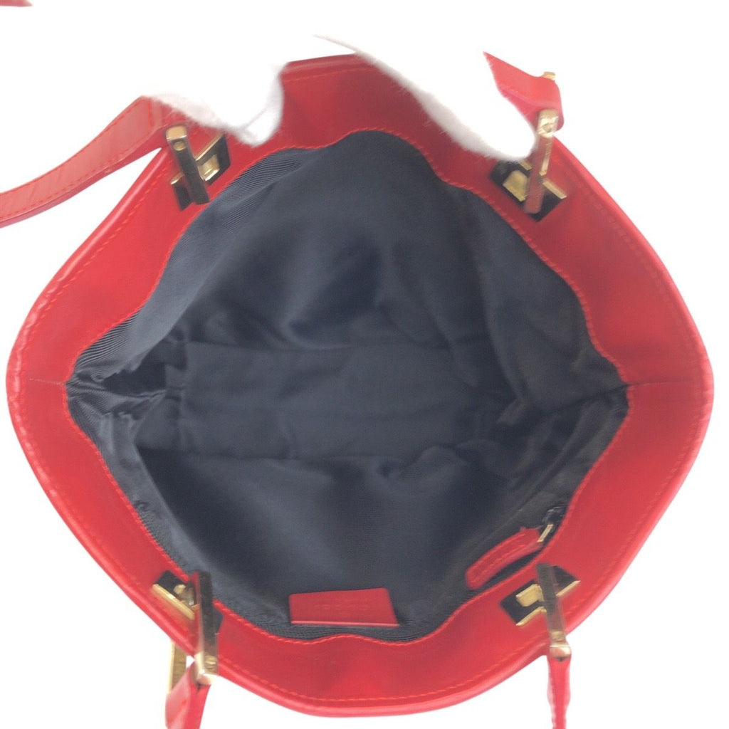Gucci Navy Red Gold GG Canvas 002 Tote — view 8