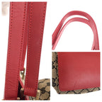 Gucci Navy Red Gold GG Canvas 002 Tote — view 5