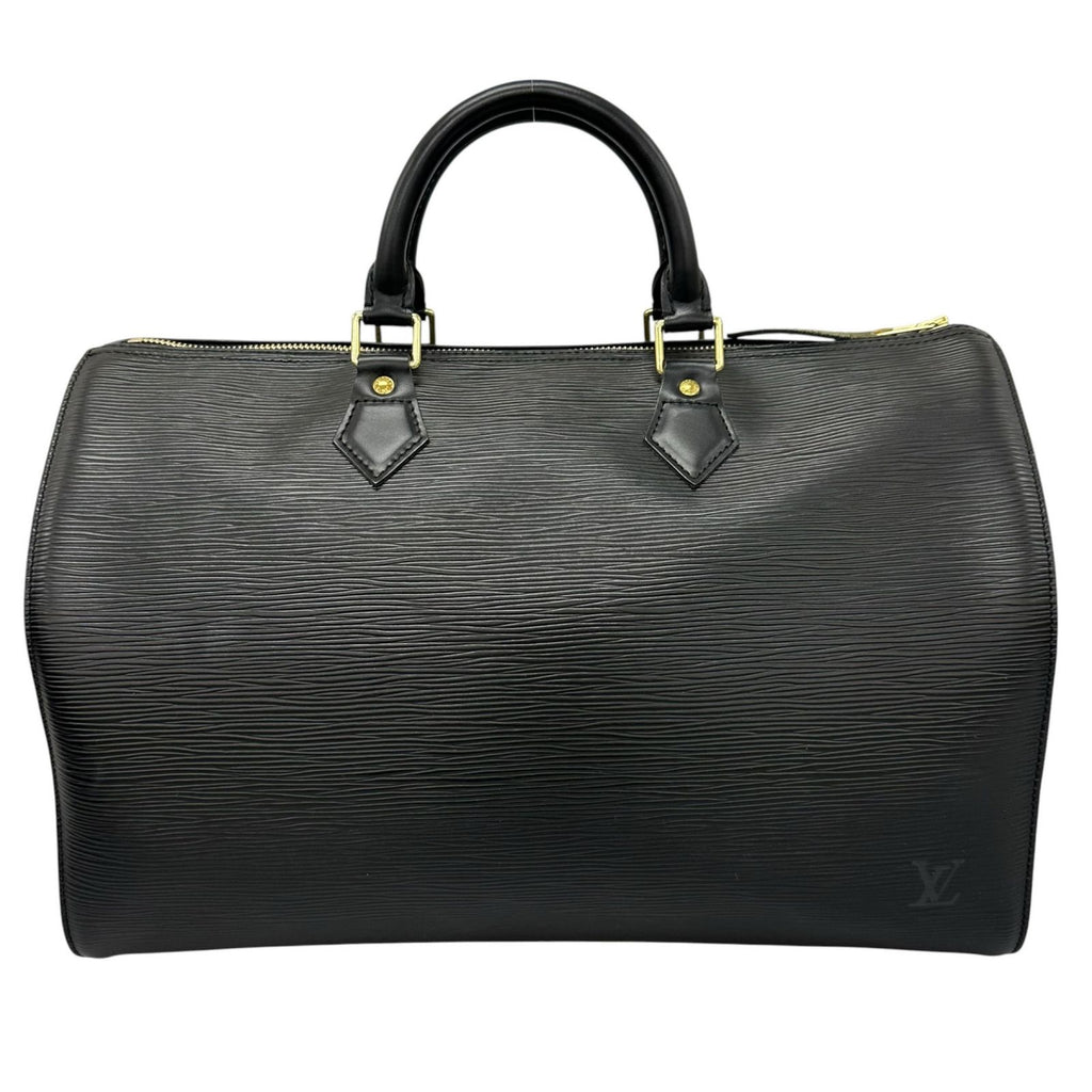 Louis Vuitton Boston Bag Speedy 35 Black Epi — view 2
