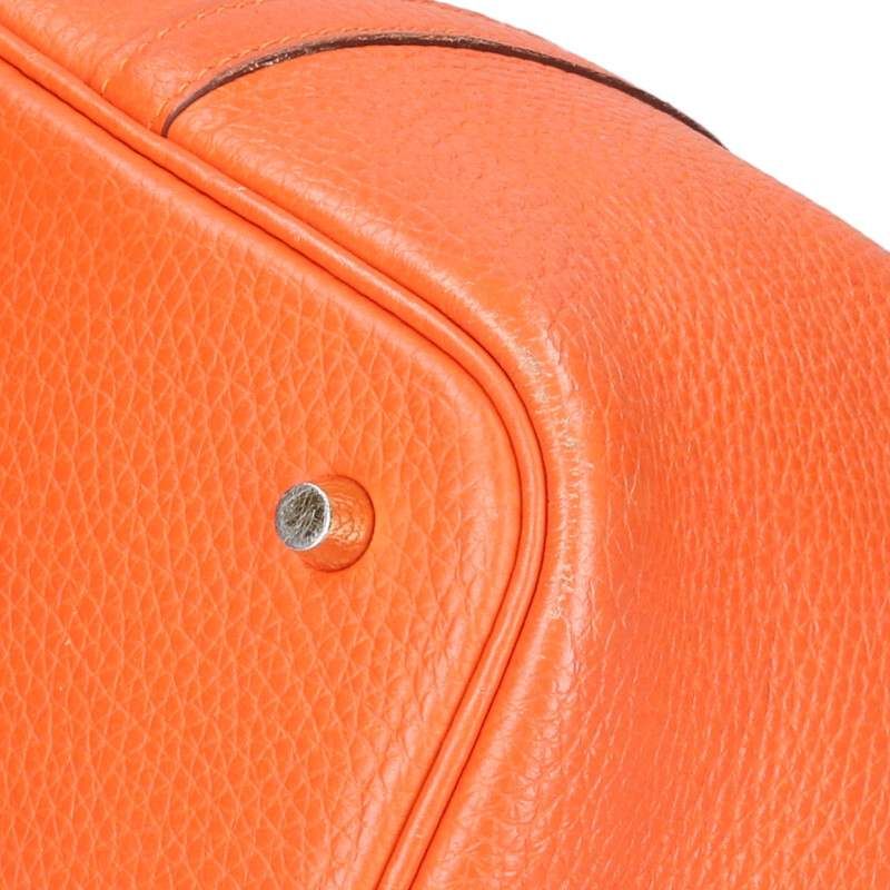 Hermes Picotin MM Taurillon Clemence Leather Handbag MM — view 5
