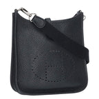 Hermes Evelyne TPM Taurillon Clemence Noir Shoulder Bag TPM