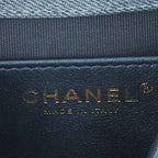Chanel Quilted Denim Flap Shoulder Bag — view 3