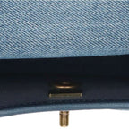 Chanel Quilted Denim Flap Shoulder Bag — view 4