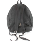 Saint Laurent Yves Studded Backpack Cotton Canvas Black — view 2