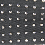 Saint Laurent Yves Studded Backpack Cotton Canvas Black — view 7
