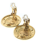 Chanel Earrings Gold — view 3