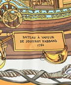 Hermes Bandana Scarf Yellow — view 4