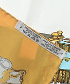 Hermes Bandana Scarf Yellow — view 6