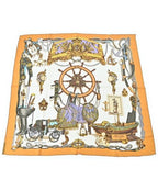 Hermes Bandana Scarf Yellow