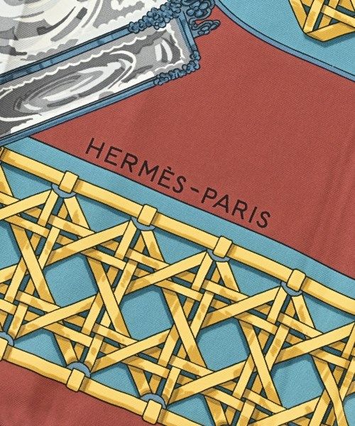 Hermes Bandana Scarf Orange — view 3