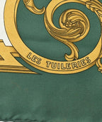 Hermes Bandana Scarf Green — view 3