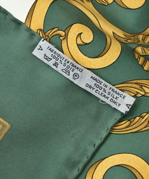 Hermes Bandana Scarf Green — view 6