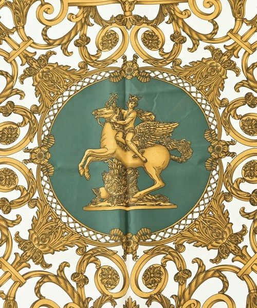 Hermes Bandana Scarf Green — view 2