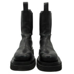 Bottega Veneta Boots Leather Lug Chelsea Side Gore Long Black — view 4