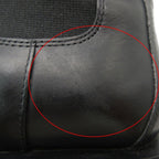 Bottega Veneta Boots Leather Lug Chelsea Side Gore Long Black — view 9