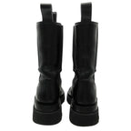 Bottega Veneta Boots Leather Lug Chelsea Side Gore Long Black — view 5
