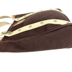 Louis Vuitton Shoulder Bag Cabas MM Canvas Brown — view 3