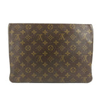 Louis Vuitton Clutch Pochette Prianto Monogram Canvas Brown — view 2
