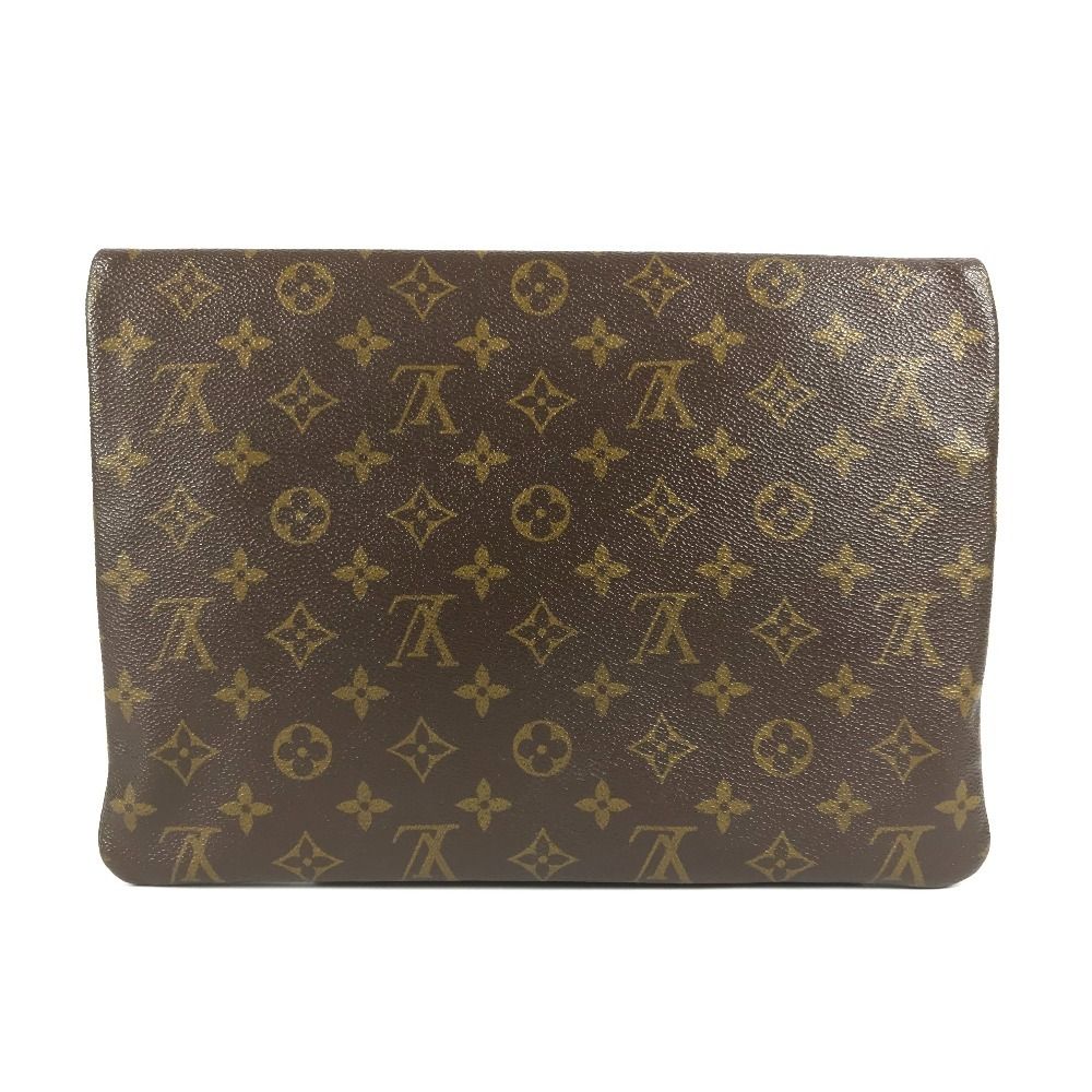 Louis Vuitton Clutch Pochette Prianto Monogram Canvas Brown — view 2