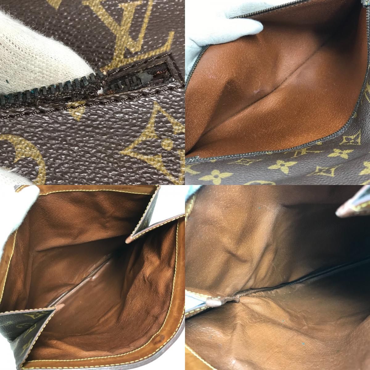 Louis Vuitton Clutch Pochette Prianto Monogram Canvas Brown — view 8