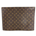 Louis Vuitton Clutch Porto Envelope Monogram Canvas Brown — view 2