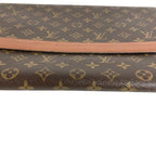 Louis Vuitton Clutch Porto Envelope Monogram Canvas Brown — view 5