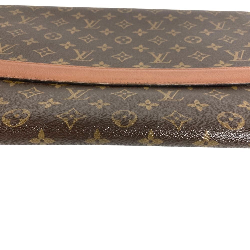 Louis Vuitton Clutch Porto Envelope Monogram Canvas Brown — view 5
