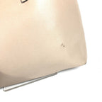Fendi Shoulder Bag Logo F's Leather Beige — view 4