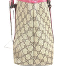 Gucci Shoulder Bag Logo GG Supreme Canvas Pink — view 4