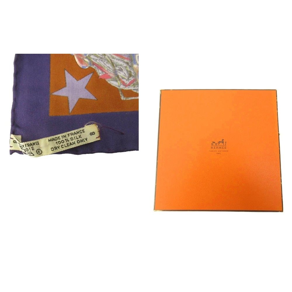 Hermes Carre 90 Faune Et Flore du Texas Illustrated Encyclopedia of Fauna — view 9