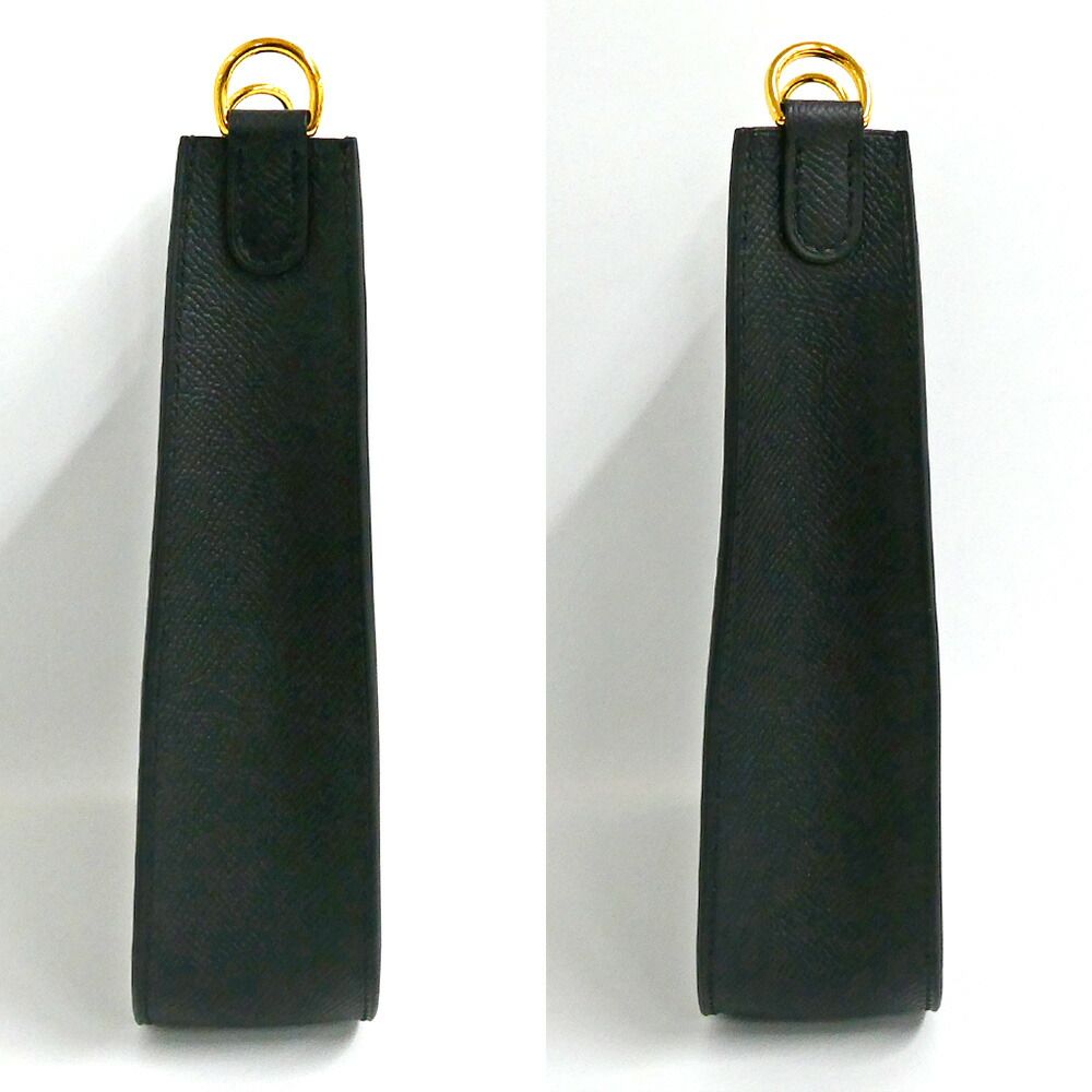 Hermes Evelyne TPM 16 Series Black Gold Epsom Shoulder Bag — view 4