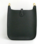 Hermes Evelyne TPM 16 Series Black Gold Epsom Shoulder Bag — view 2