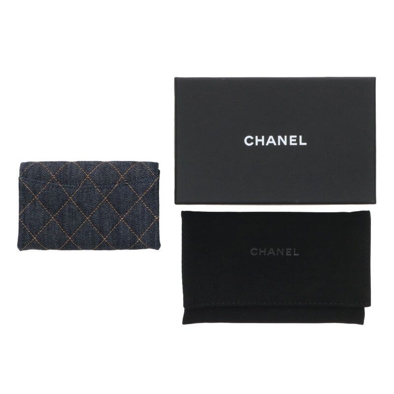 Chanel Classic Flat Denim Card Case — view 2