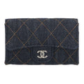Chanel Classic Flat Denim Card Case