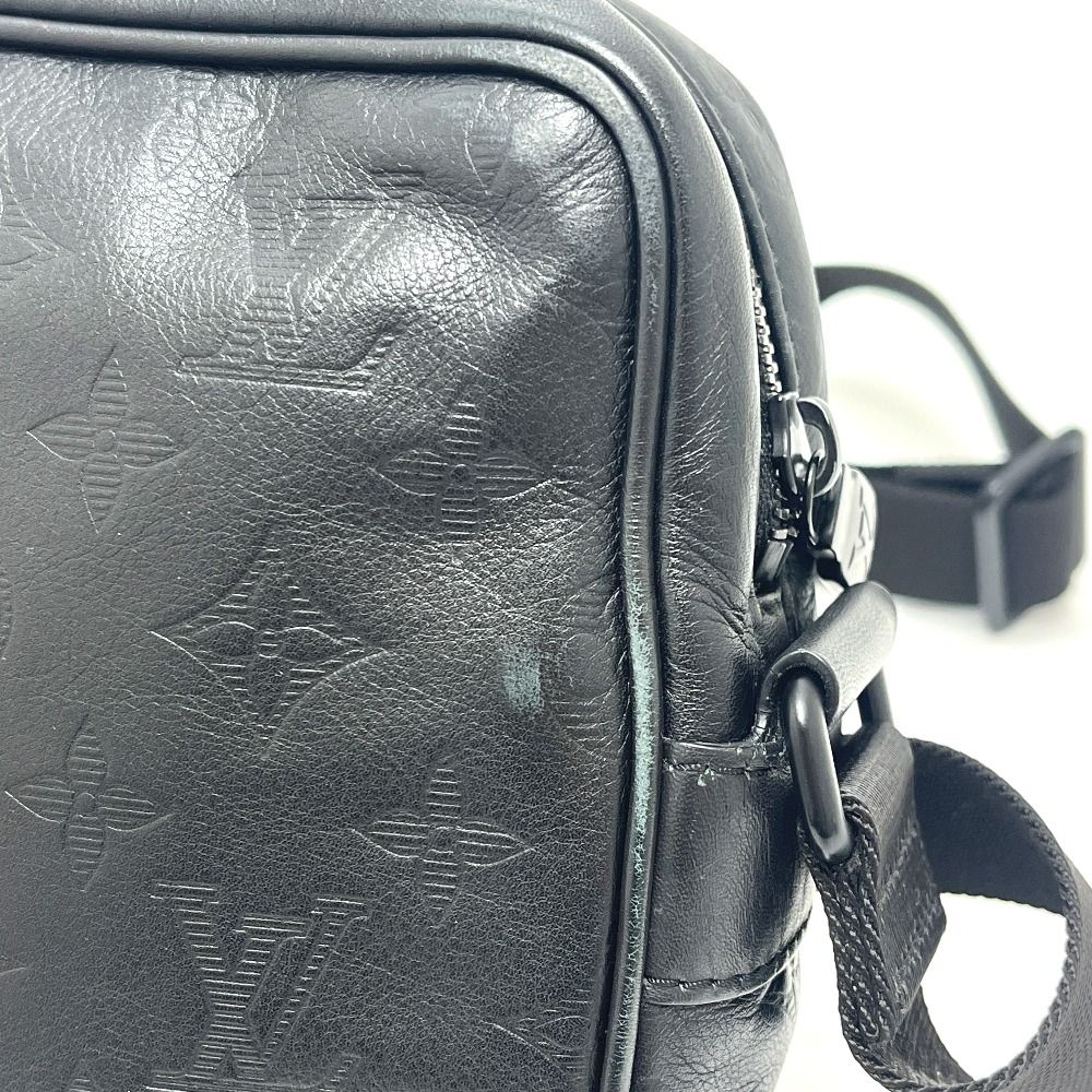Louis Vuitton Shoulder Bag Danube PM Leather Black — view 3