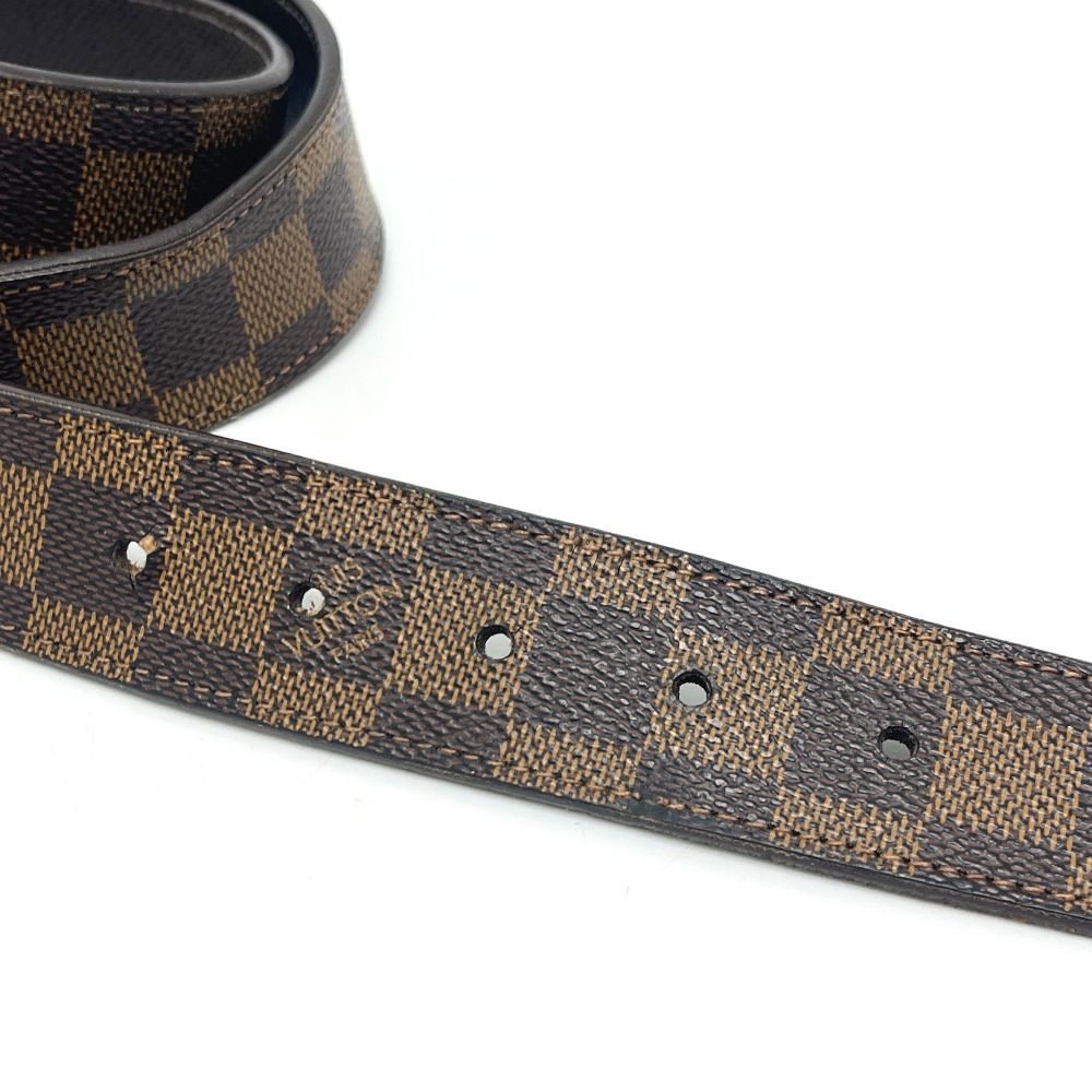 Louis Vuitton Belt Ceinture Enventure Damier Canvas Ebene — view 3