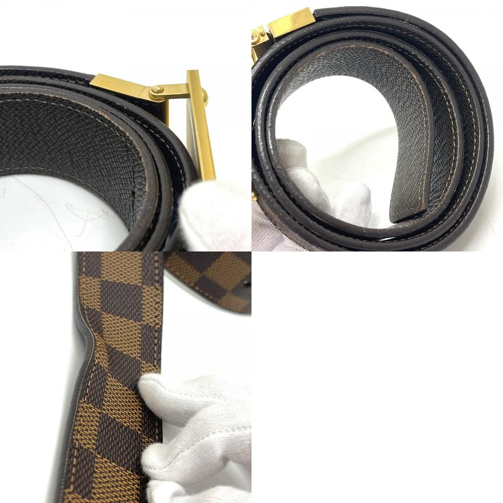 Louis Vuitton Belt Ceinture Enventure Damier Canvas Ebene — view 9