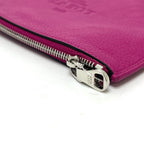 Loewe Pouch Logo Leather Purple Pink — view 6