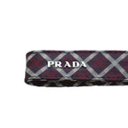 Prada Key Ring Charm Plaid Purple — view 3