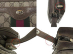 Gucci Vintage GG Supreme Sherry Line 14.02.013 Shoulder Bag Leather Brown — view 8