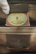 Gucci Vintage GG Supreme Sherry Line 14.02.013 Shoulder Bag Leather Brown — view 6
