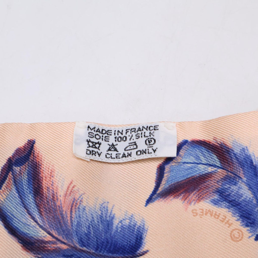 Hermes Feathers Silk Twilly Scarf — view 8