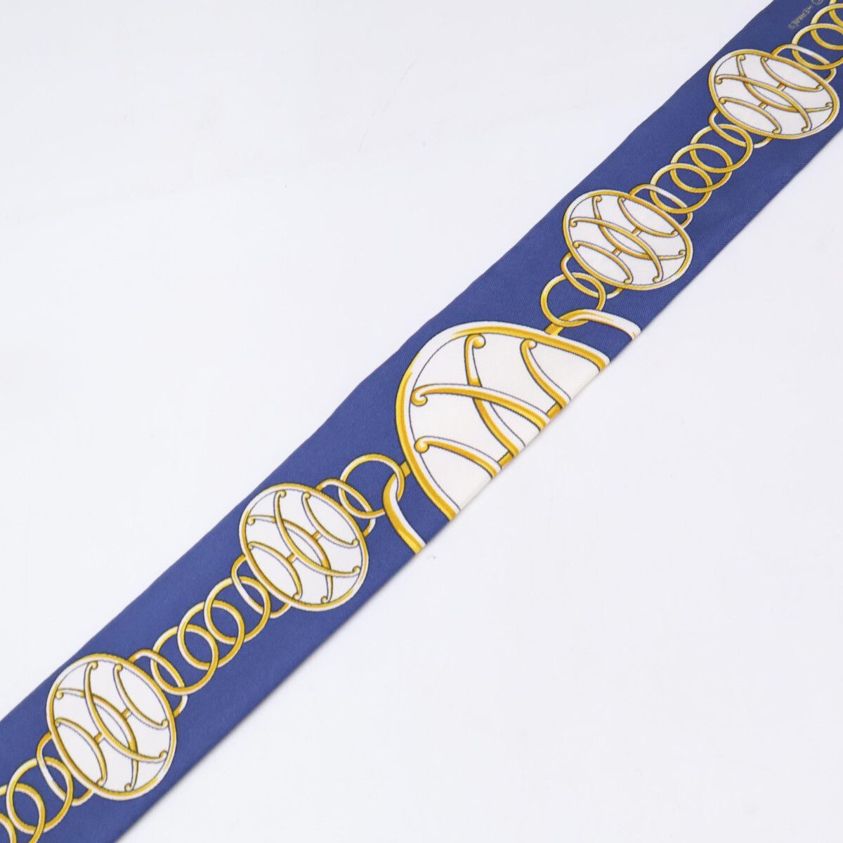 Hermes Lift Profile Silk Twilly Scarf — view 3