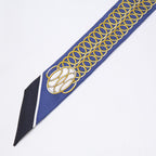 Hermes Lift Profile Silk Twilly Scarf — view 5