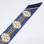 Hermes Lift Profile Silk Twilly Scarf — view 4