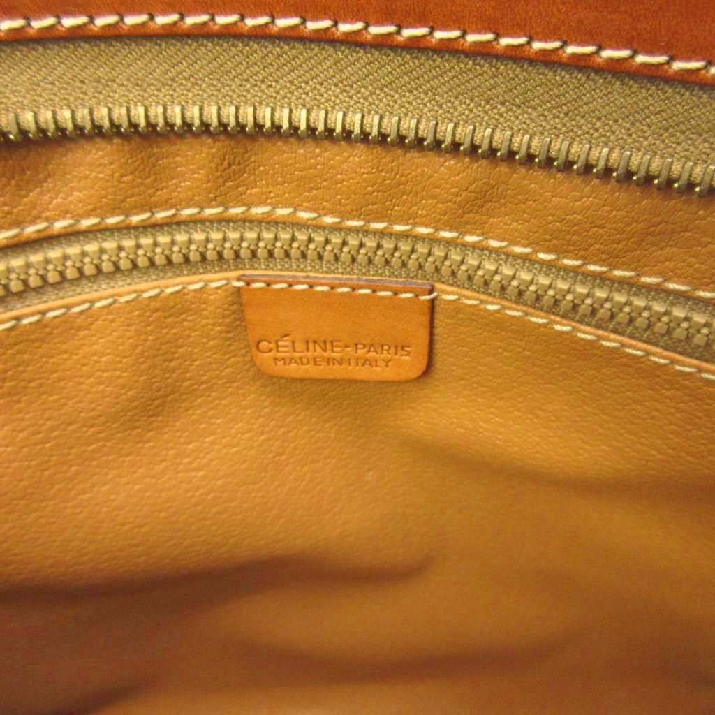Celine Vintage Clutch Macadam All Over Pattern Patch Coating Beige — view 6
