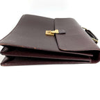 Louis Vuitton Business Bag Serviette Moscova Taiga Leather Acajou Purple — view 3